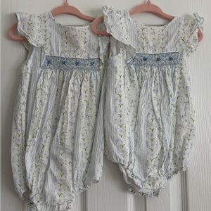 Edgehill Collection Floral Baby Romper 12M